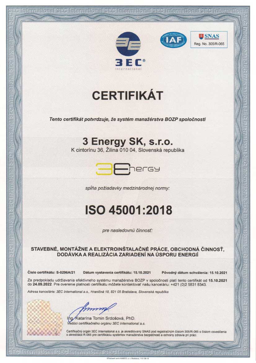 ISO 45001 - 3E