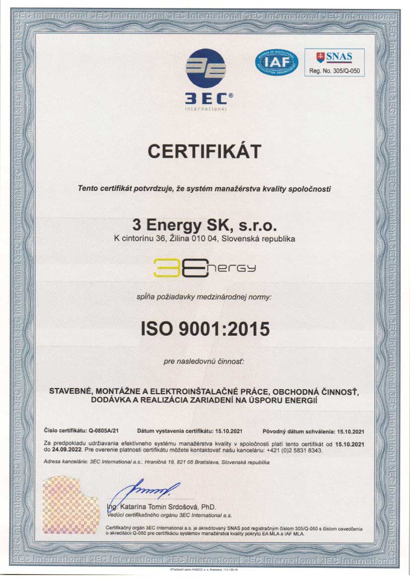 ISO 9001 - 3E